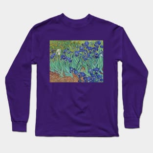 Van Gogh's Irises, 1889. Long Sleeve T-Shirt